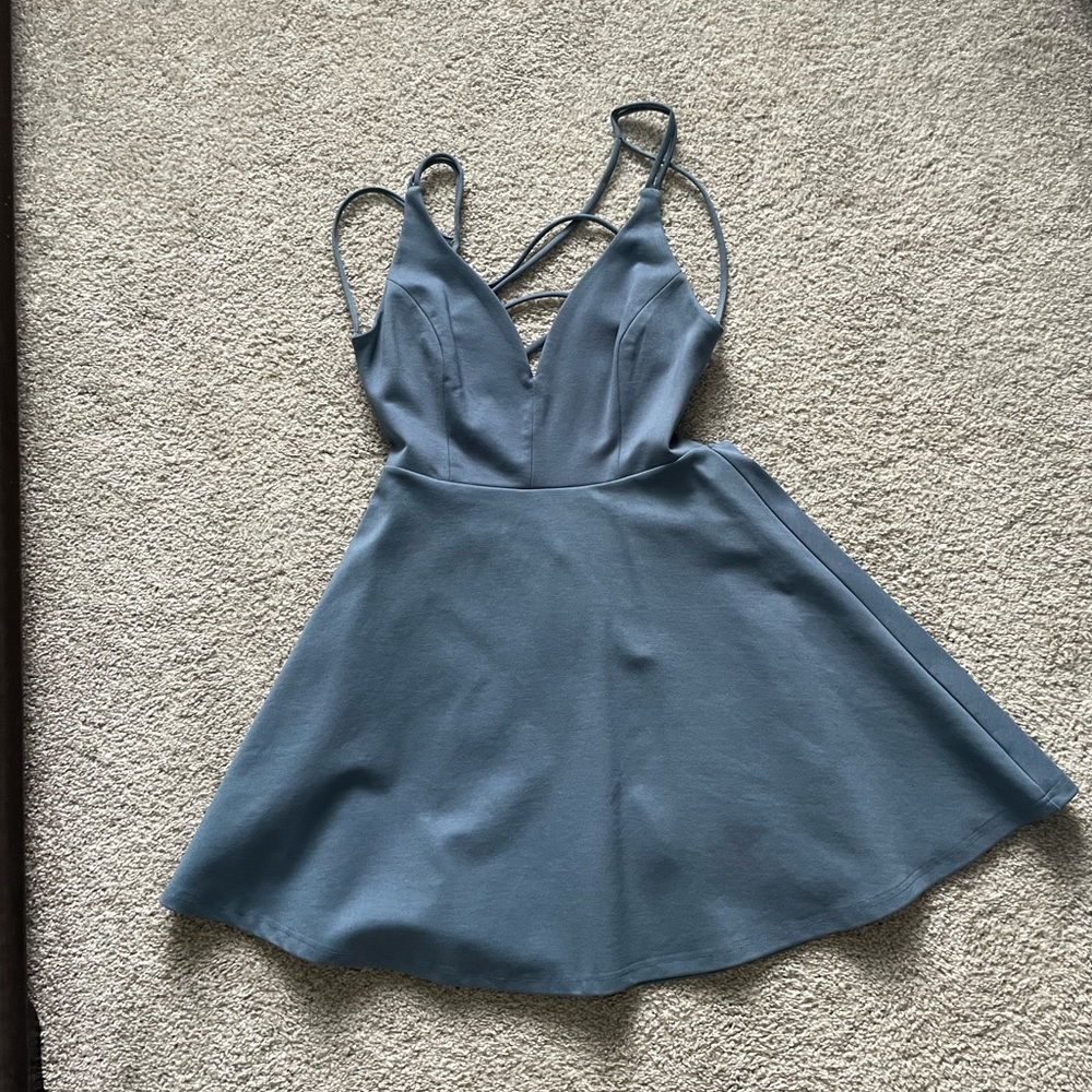 Strappy skater dress